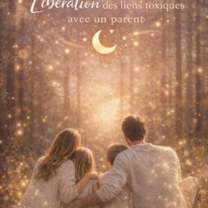 image céleste d'une famille unie et en harmonie grâce à la libération énergétique procurée par le soin de Céline Raynaud